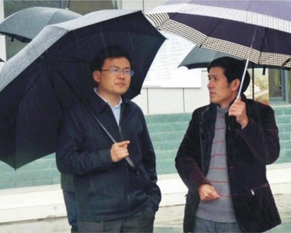 2017年夷陵区委书记王玺玮冒雨视察正德产业园